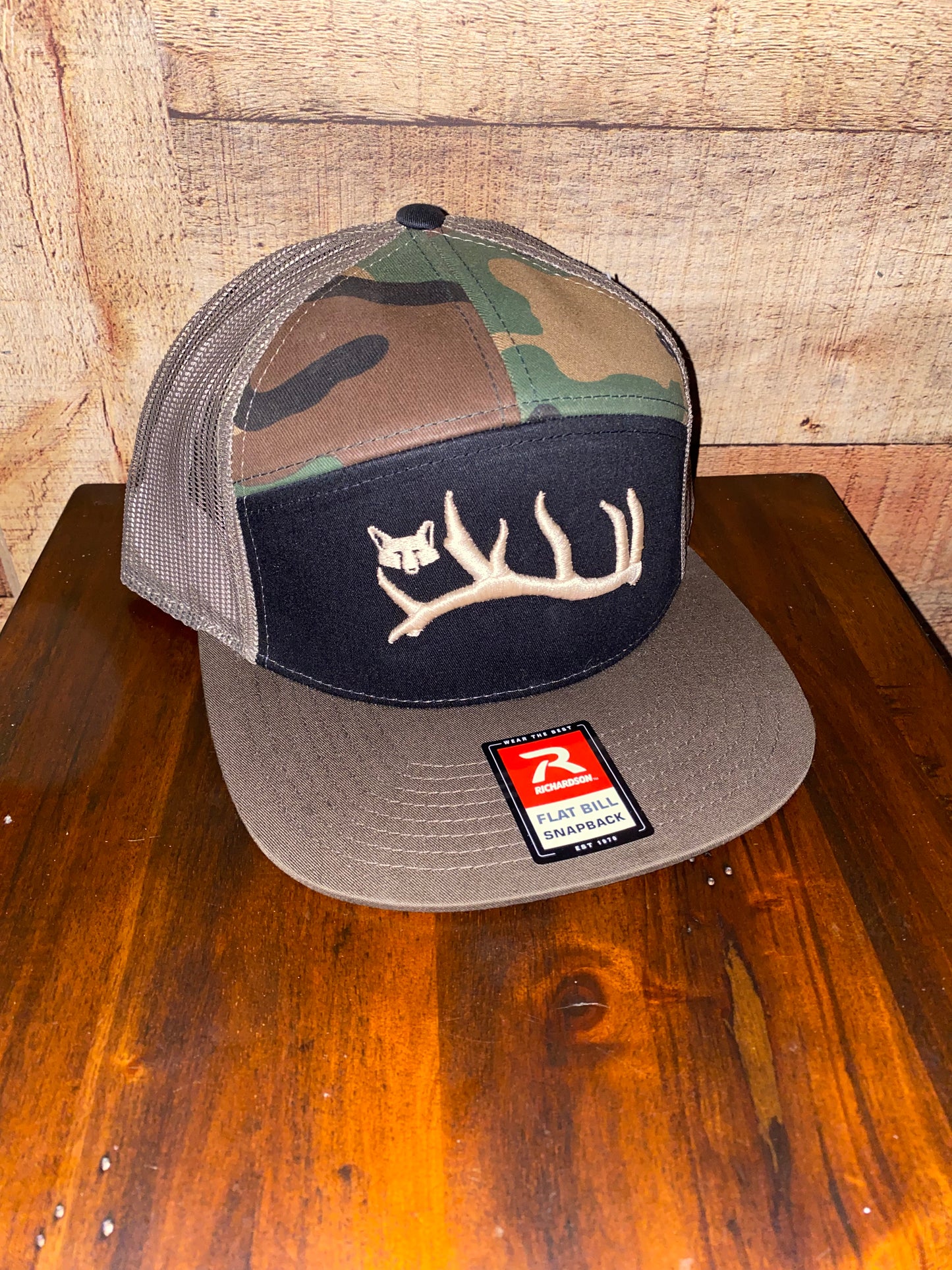 Embroidered Yote’n Flatbill Snapback