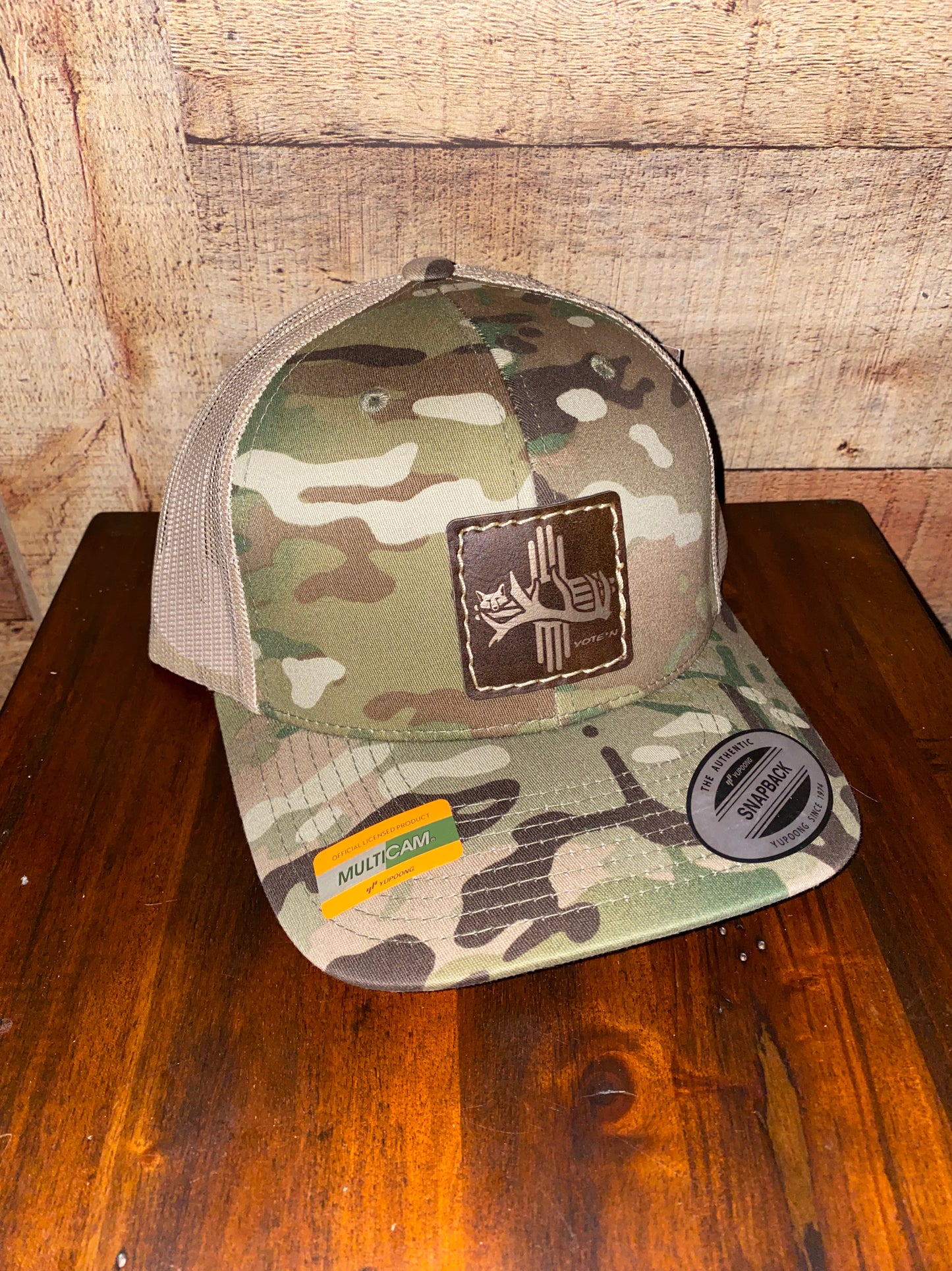 NM Leather Patch Yote’n Snapback