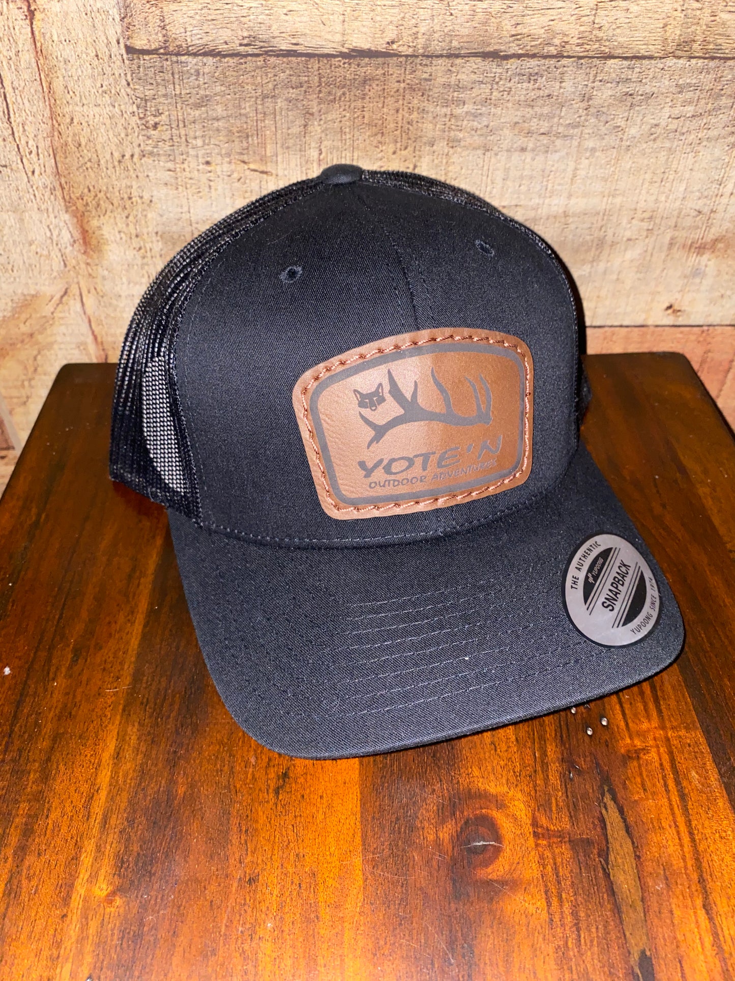 Leather Patch Yote’n Snapback