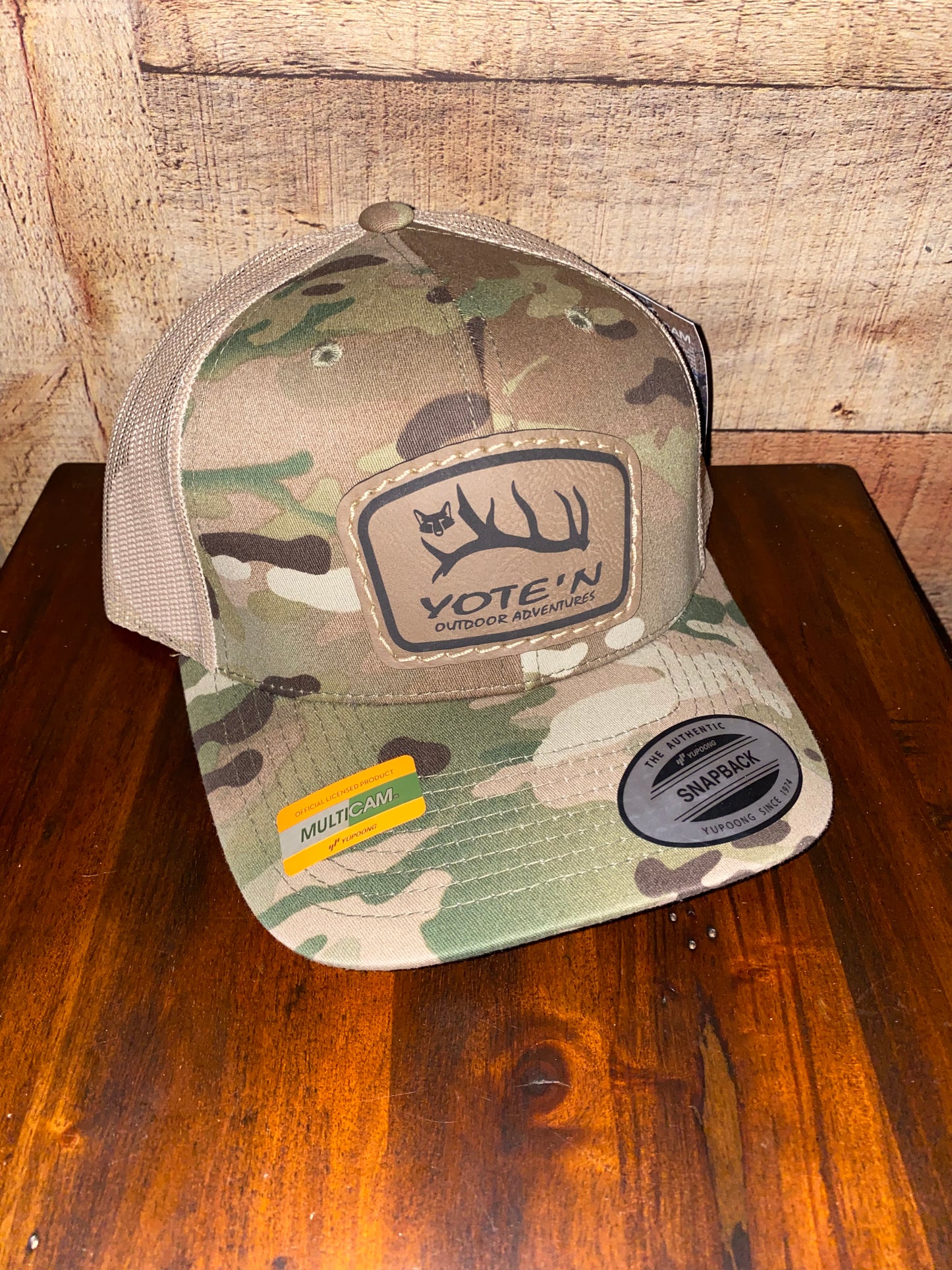 Leather Patch Yote’n Snapback