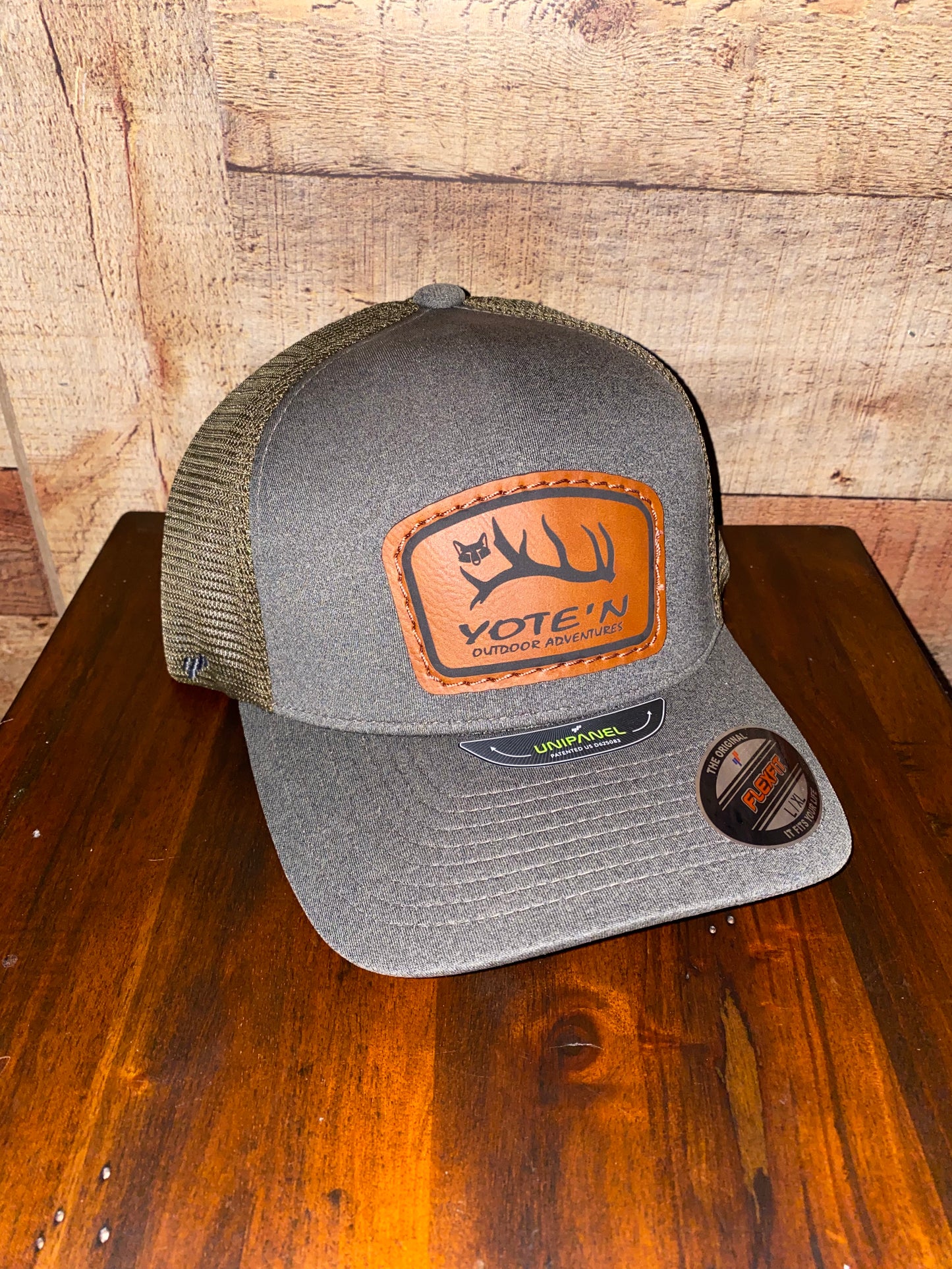 Yote’n Leather Patch Flexfit Hat S/M