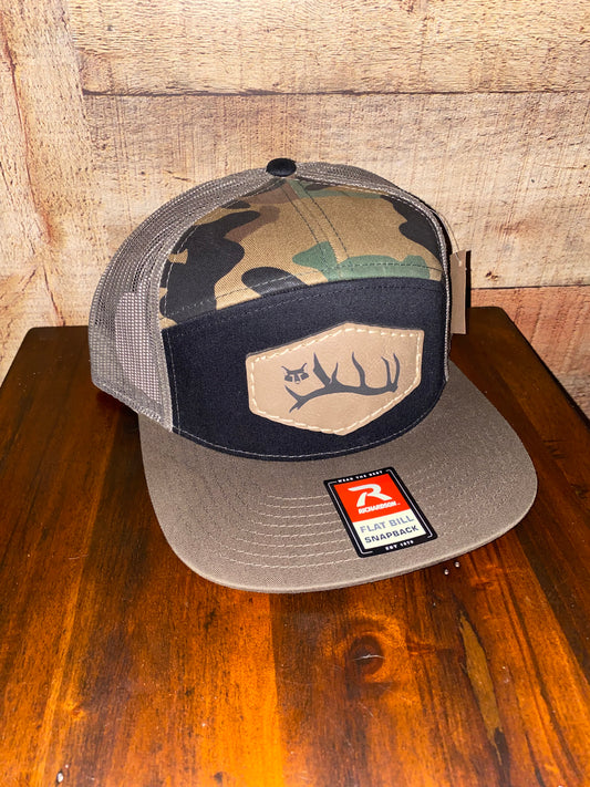 Yote’n Antler Patch Flatbill Snapback