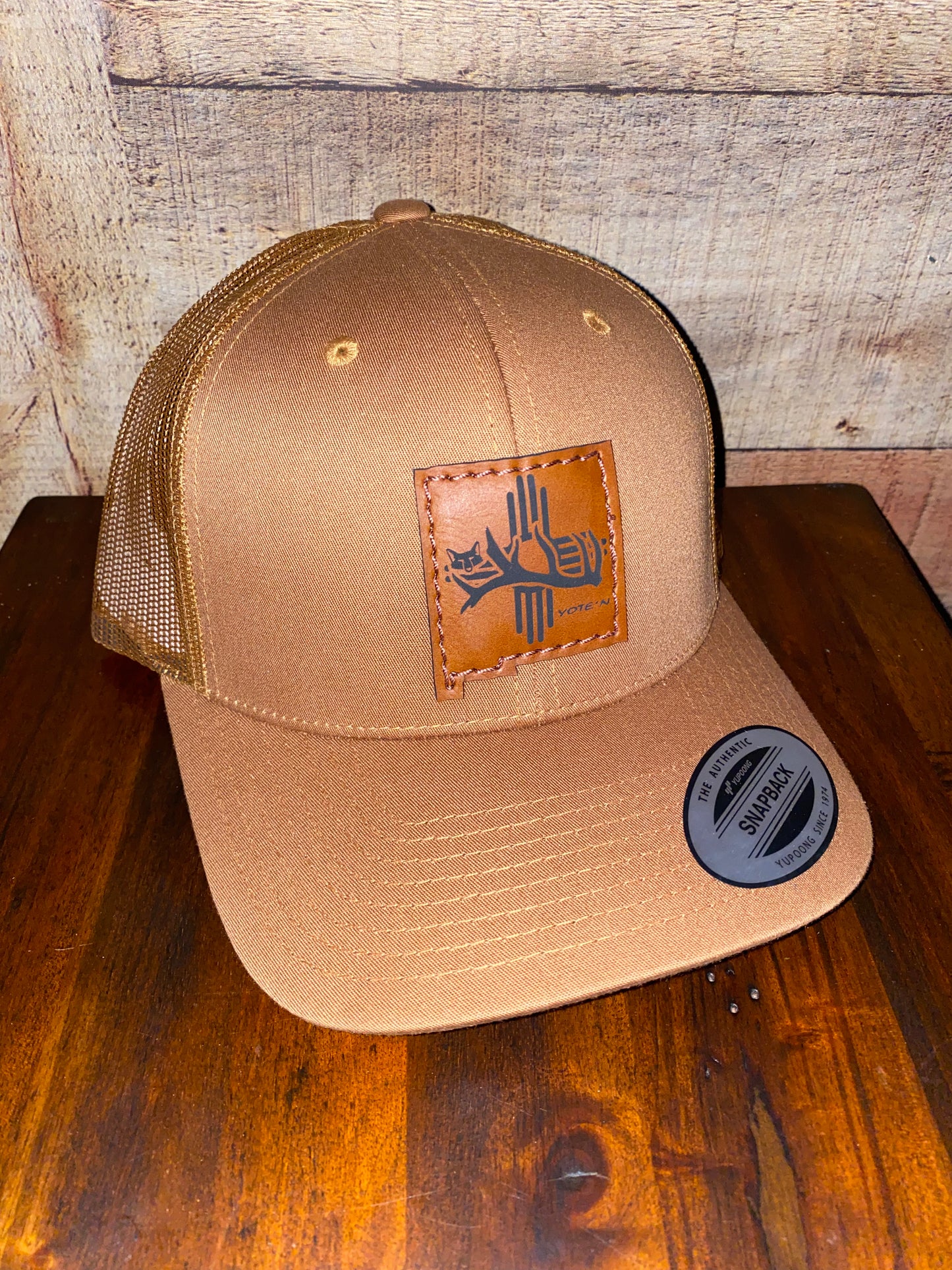 NM Leather Patch Yote’n Snapback